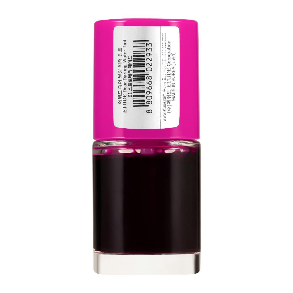 Etude Dear Darling Water Tint, 01 Strawberry - Image 2