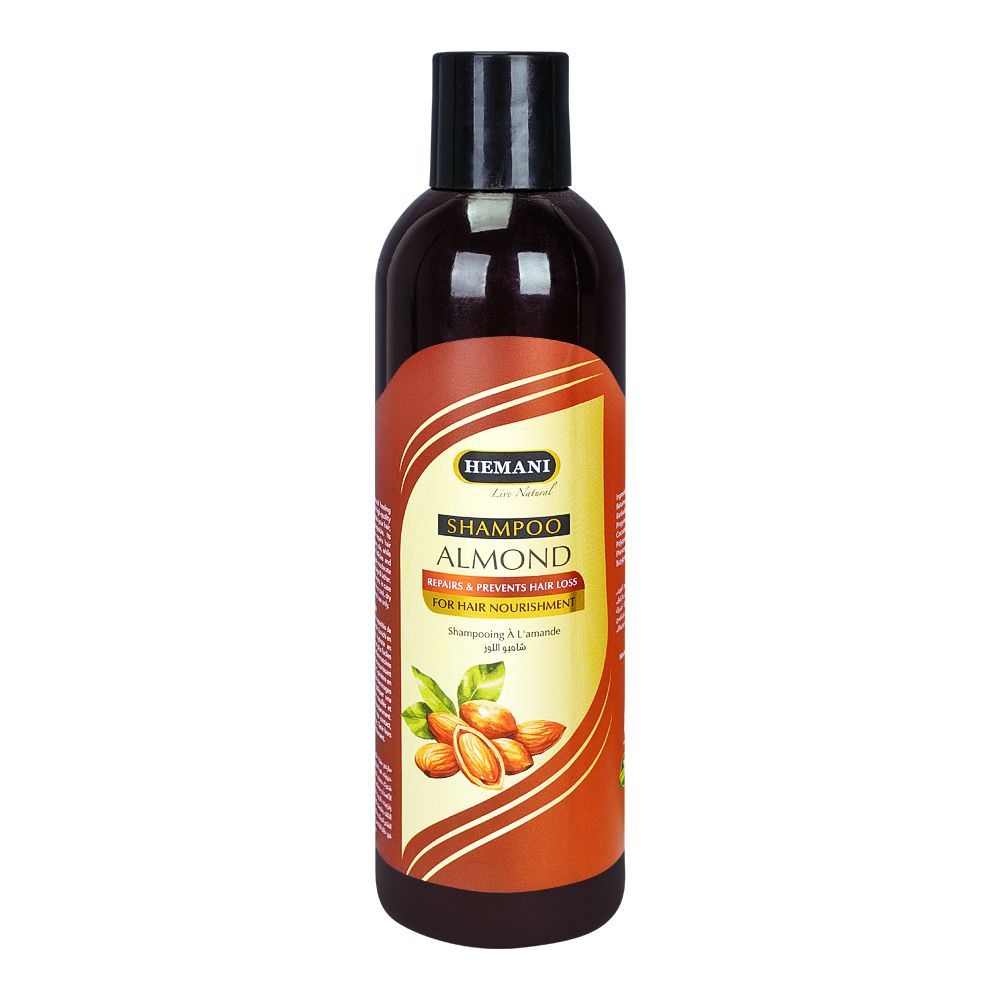 Hemani Almond Shampoo, For Hair Nourishment, 350ml - Main Image