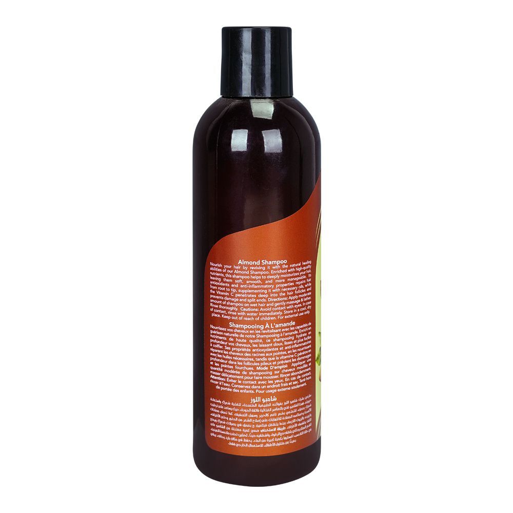 Hemani Almond Shampoo, For Hair Nourishment, 350ml - Image 2