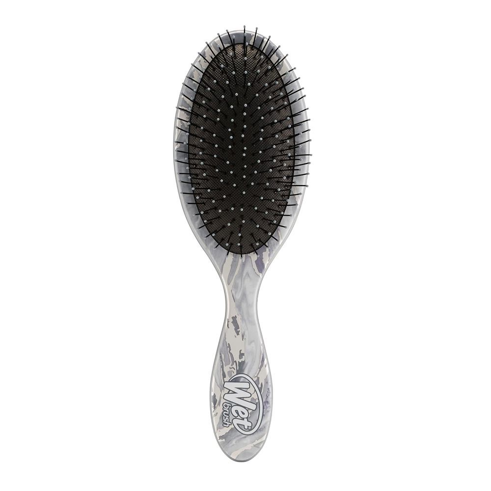 Wet Brush Original Detangler Hair Brush Marble-Blue Silver, BWR830MRSL - Main Image