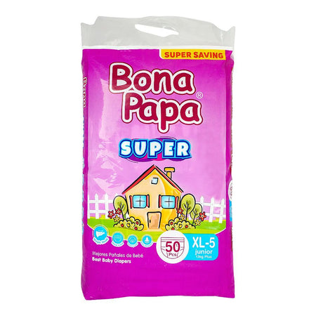 Bona Papa Super Baby Diapers XL 5 Junior, 13 KG Plus, 50-Pack - Main Image