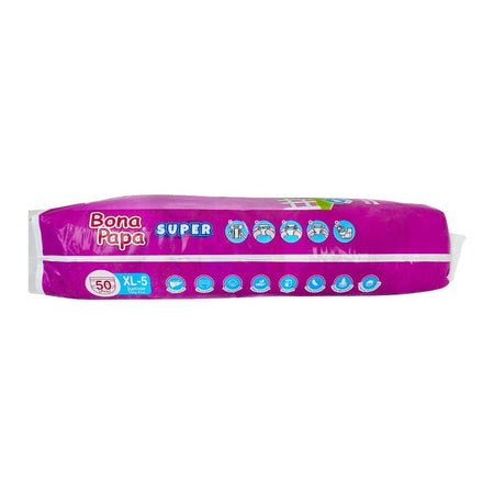 Bona Papa Super Baby Diapers XL 5 Junior, 13 KG Plus, 50-Pack - Image 4