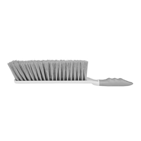 Multipurpose Plastic Duster Hand Brush, Large, Off White, Ideal For Carpet, Furnishers - Image 2