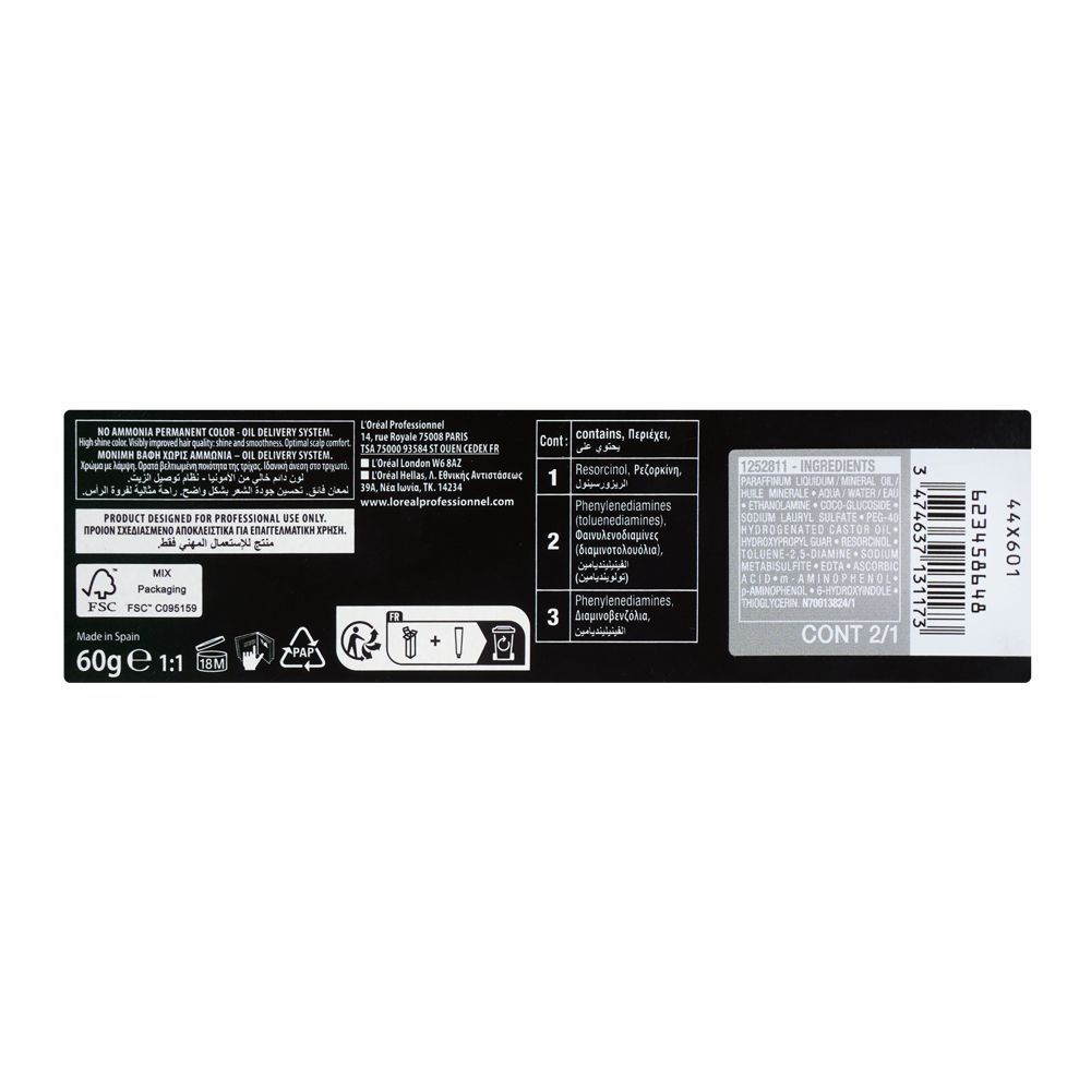 L'Oreal Professionnel Inoa No Ammonia Permanent Hair Coloring Cream, 6.3 Dark Golden Blonde, 60g - Image 4