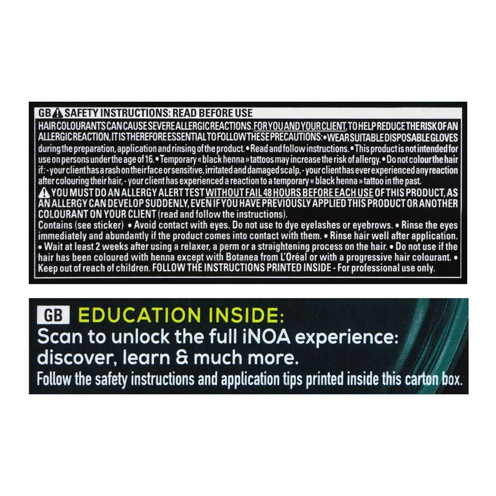 L'Oreal Professionnel Inoa No Ammonia Permanent Hair Coloring Cream, 6.3 Dark Golden Blonde, 60g - Image 6