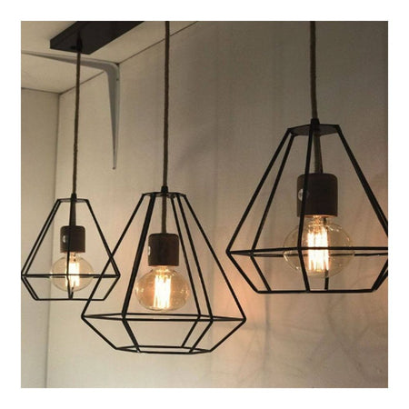 Matrix Diamond Radiance Lamp With Bulb, 36 x 32 cm - Image 5