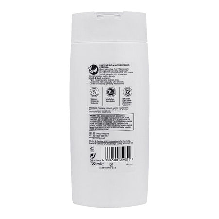 Pantene Pro-V Smooth & Sleek Shampoo, For Frizz/Dull Hair, 700ml - Image 2