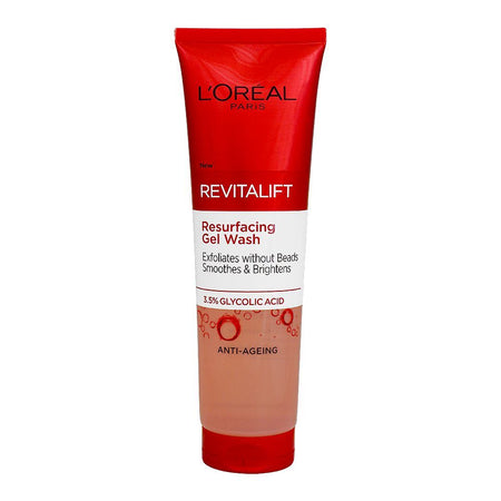 L'Oreal Paris Revitalift Anti-Aging 3.5 Glycolic Acid Resurfacing Gel Wash, 150ml - Main Image