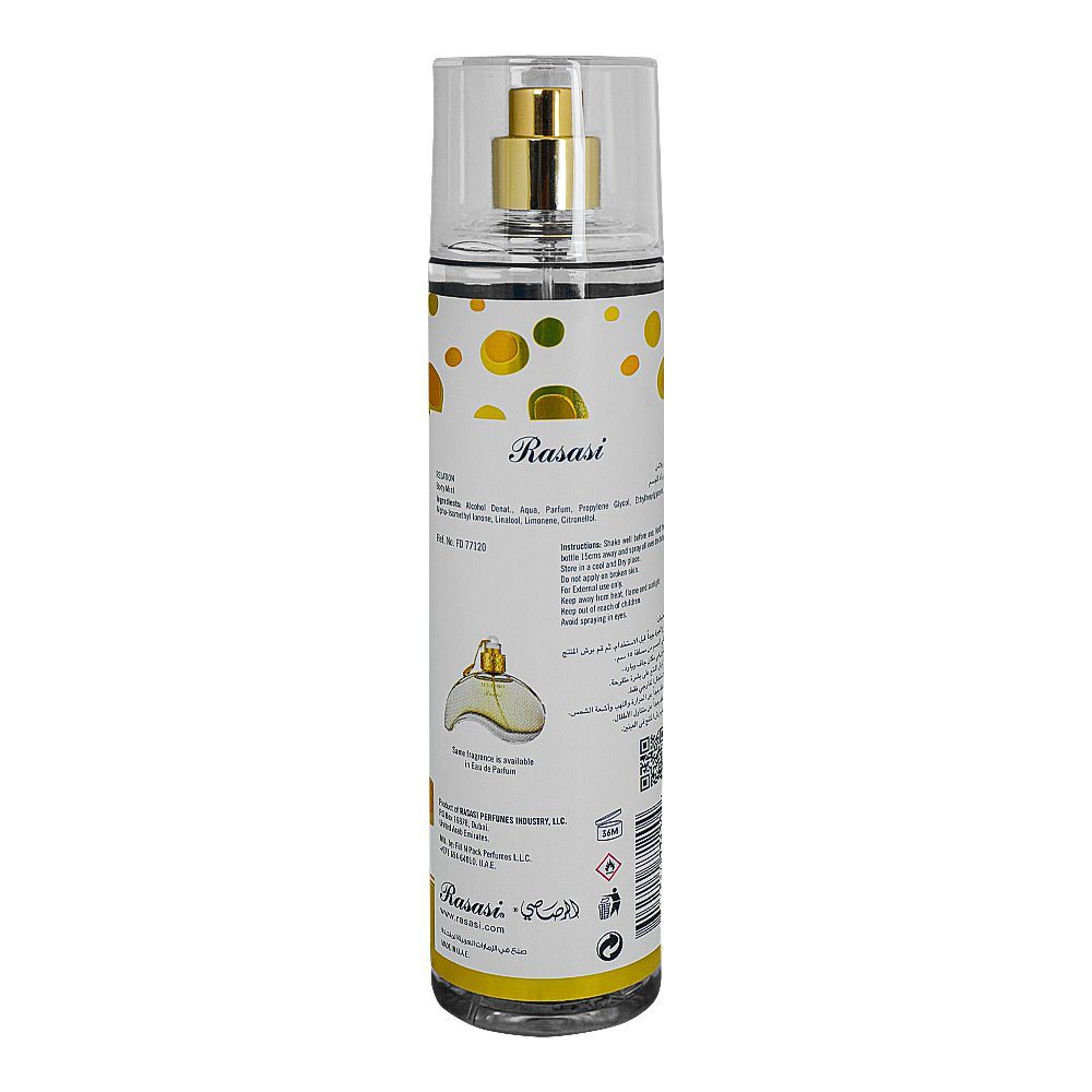 Rasasi Relation Body Mist, For Women, 250ml - Image 2