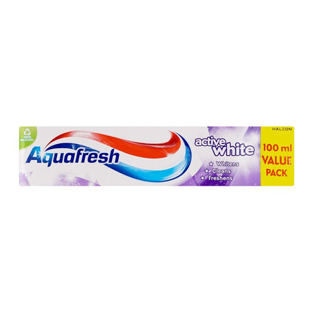 Aquafresh Active White Toothpaste Value Pack, 100ml - Main Image