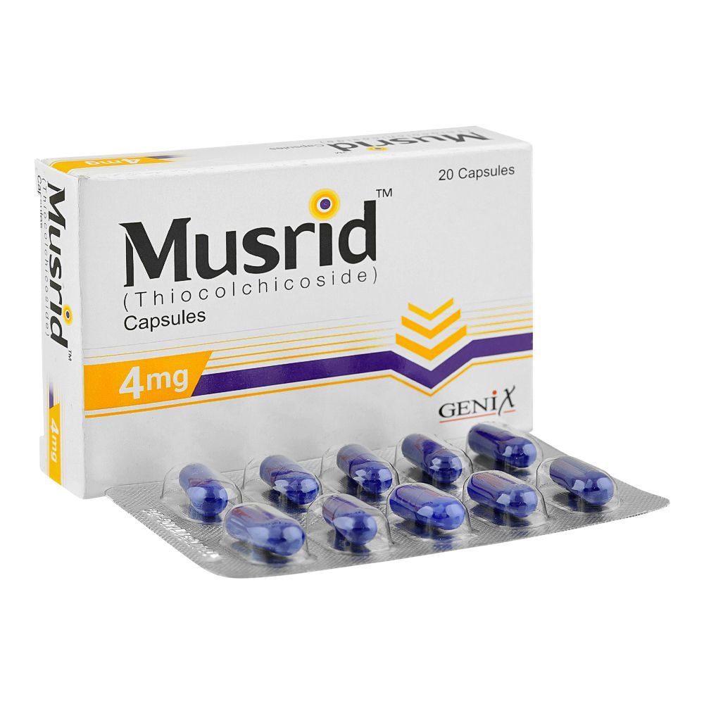 Musrid 4mg Capsules, Strip (10 Capsules) - Main Image