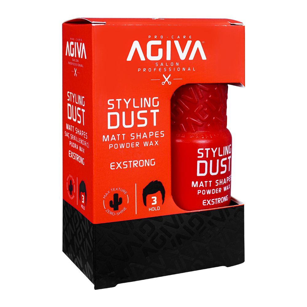 Agiva Professional Styling Dust Extra Strong, 03 Hold Matt Shapes Powder Wax, 20g - Main Image