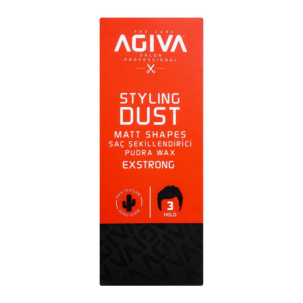Agiva Professional Styling Dust Extra Strong, 03 Hold Matt Shapes Powder Wax, 20g - Image 3