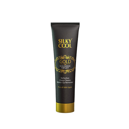 Silky Cool Gold Facial Cleanser, Makeup Remover, For All Skin Types, 140ml - Main Image