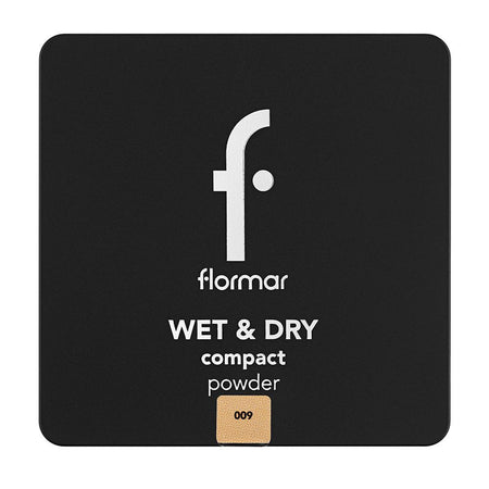 Flormar Wet & Dry Compact Powder, 009 Honey - Image 2