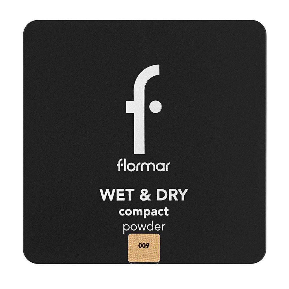 Flormar Wet & Dry Compact Powder, 009 Honey - Image 2
