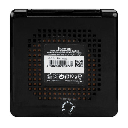 Flormar Wet & Dry Compact Powder, 009 Honey - Image 3