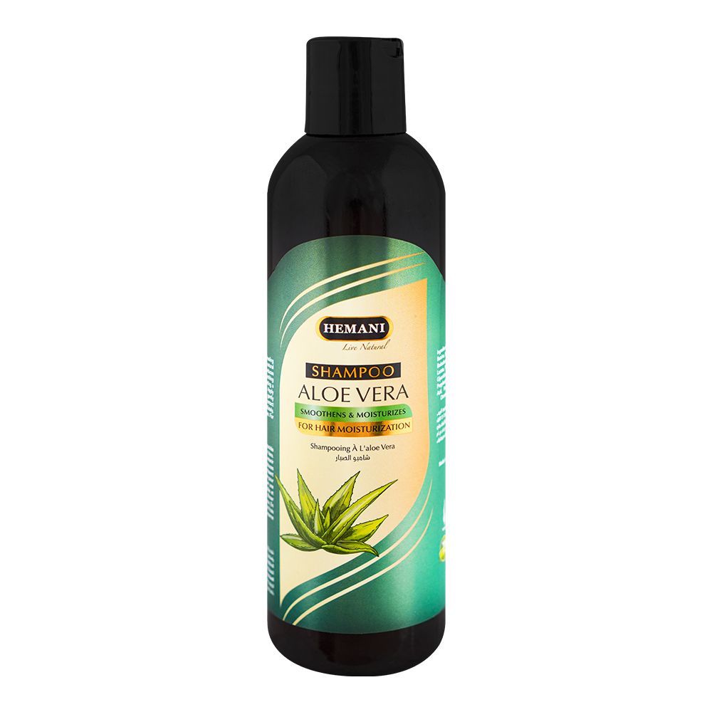 Hemani Aloe Vera Shampoo, For Hair Moisturization, 350ml - Main Image