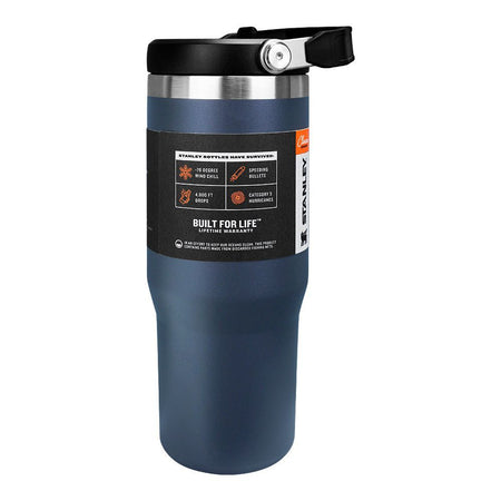 Stanley Classic Series Ice Flow Flip Straw Tumbler, 0.88 Liter, Charcoal, 10-09993-194 - Image 2