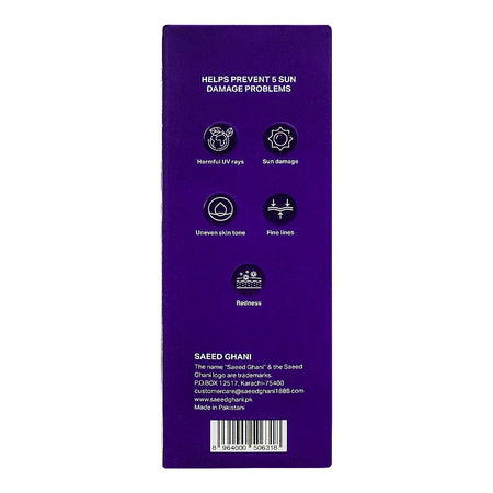 Saeed Ghani Oil-Free Tinted Sunscreen With Niacinamide Serum SPF-60, For All Skin Types, 30ml Image 2