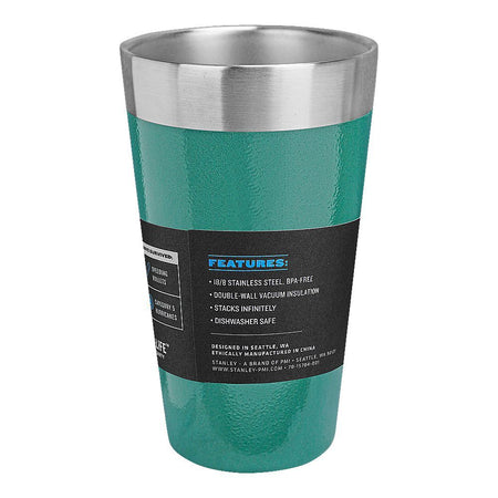 Stanley Adventure Series The Stacking Beer Pint, 0.47 Liter, Hammertone Green, 10-02282-057 - Image 2