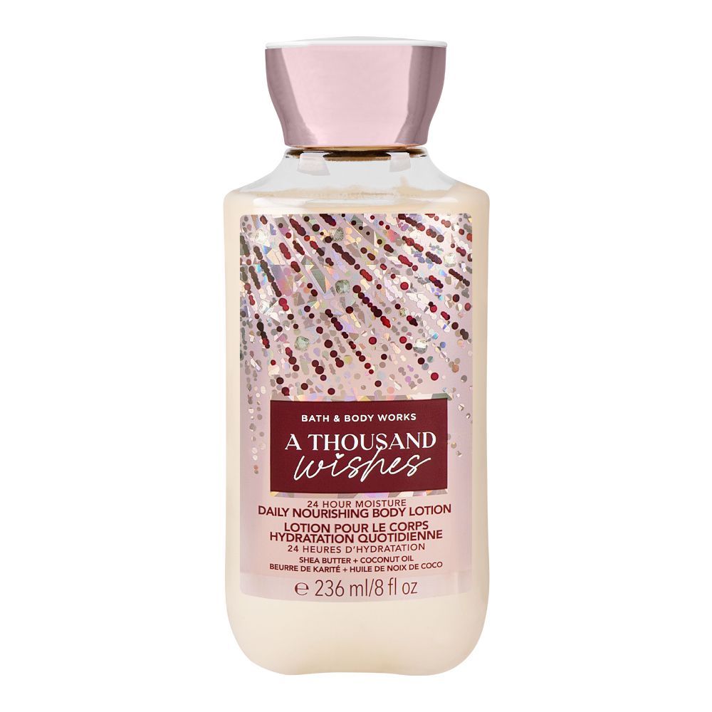 Bath & Body Works A Thousand Wishes 24 Hour Moisture Daily Nourishing Body Lotion, 236ml - Main Image