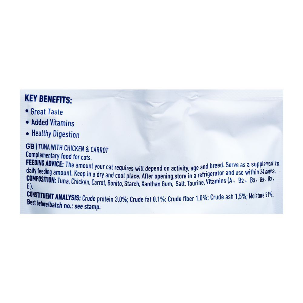 Wanpy Tasty Meat Paste, Tuna Chicken & Carrot, 90g - Image 3