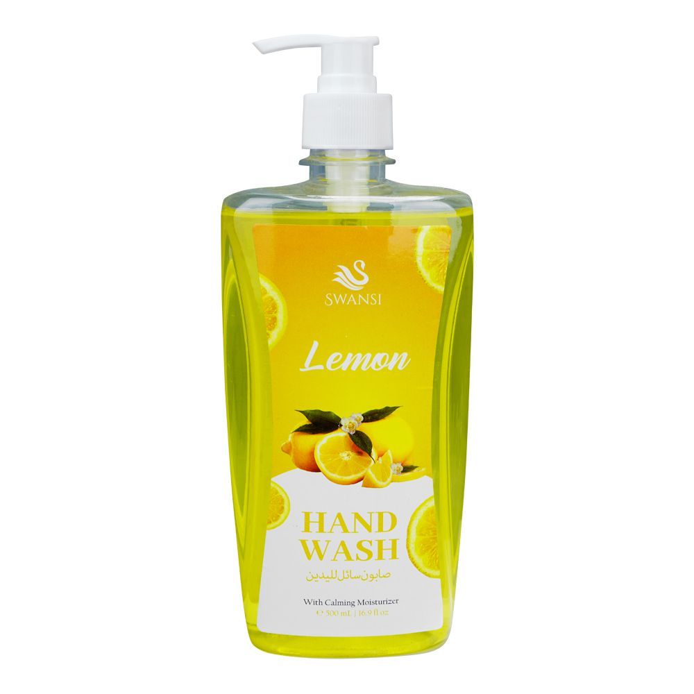 Swansi Lemon Hand Wash, 500ml - Main Image