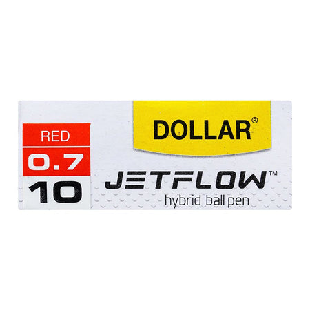 Dollar Hybrid F-0.7 Ball Pen, 10-Pack Red, BP2F - Image 4