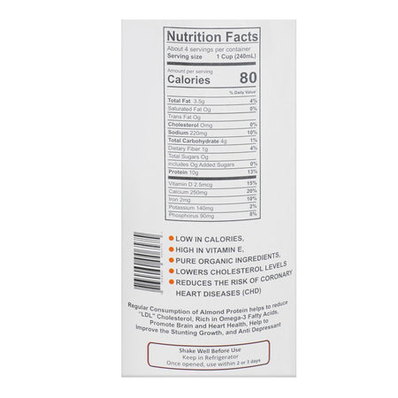 Akin Almond Organic Milk, 1 Liter - Image 4