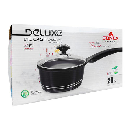 Sonex Sauce Pan With Glass LID, 20 cm, 53119 - Image 4
