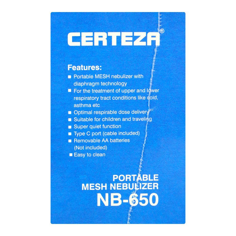 Certeza Mesh Nebulizer, NB-650 - Image 2