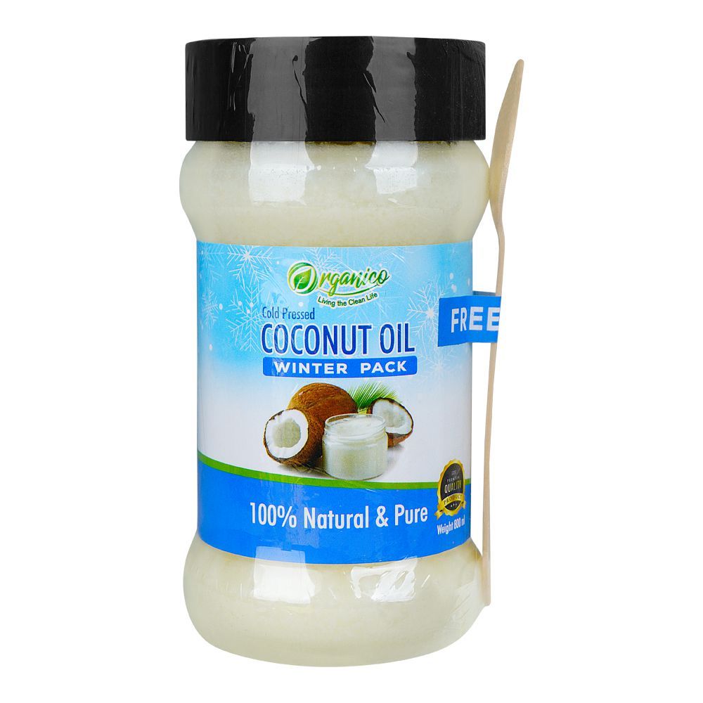 Organico Coconut Oil Winter Pack Jar, 800ml - Main Image