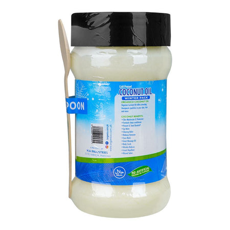 Organico Coconut Oil Winter Pack Jar, 800ml - Image 2