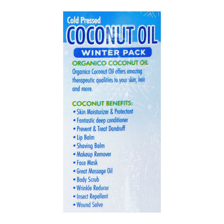 Organico Coconut Oil Winter Pack Jar, 800ml - Image 3