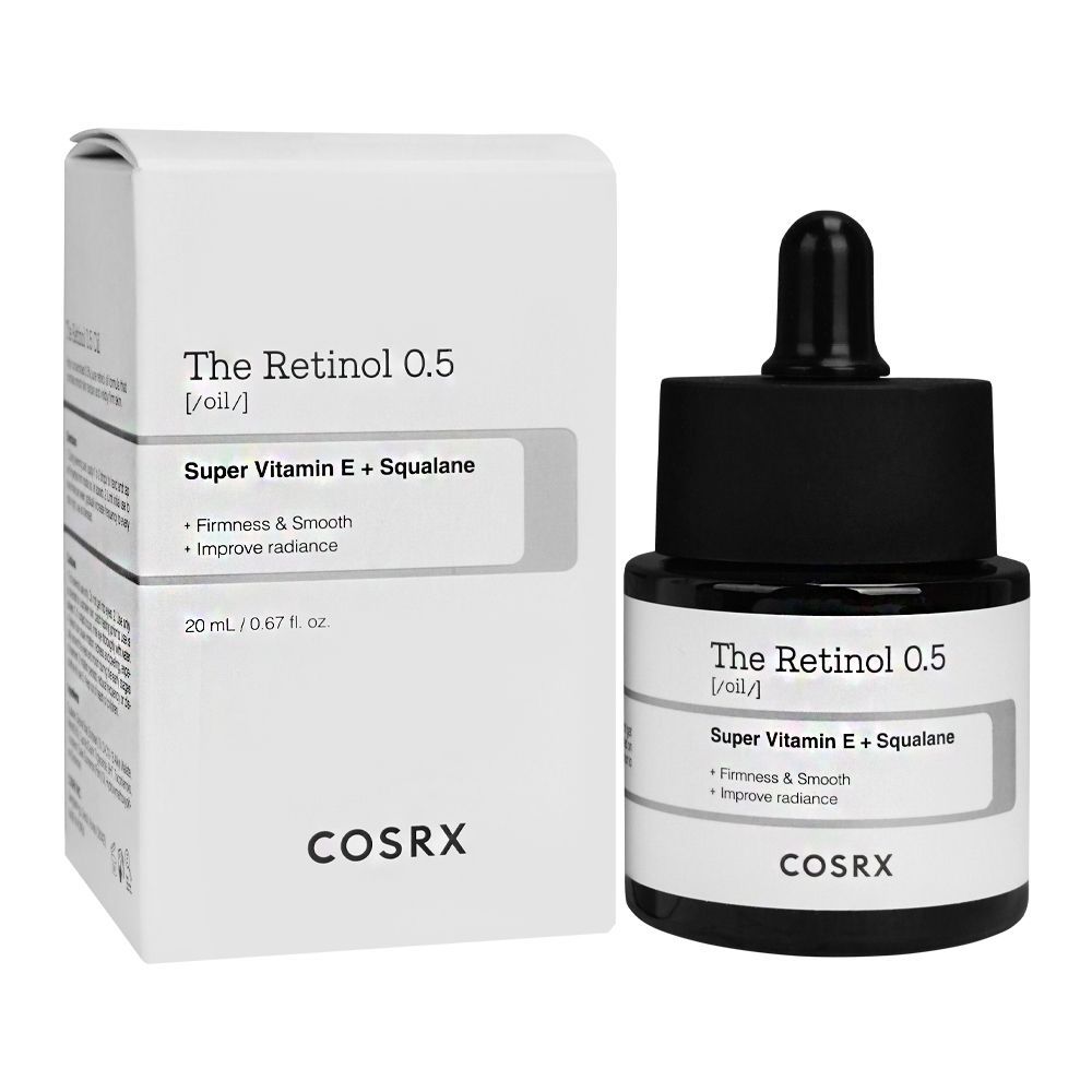 COSRX The Retinol 0.5 Super Vitamin E + Squalane Oil, 20ml - Main Image