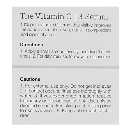 COSRX The Vitamin C 13 Super Vitamin E + Hyaluronic Acid Serum, 20ml - Image 5