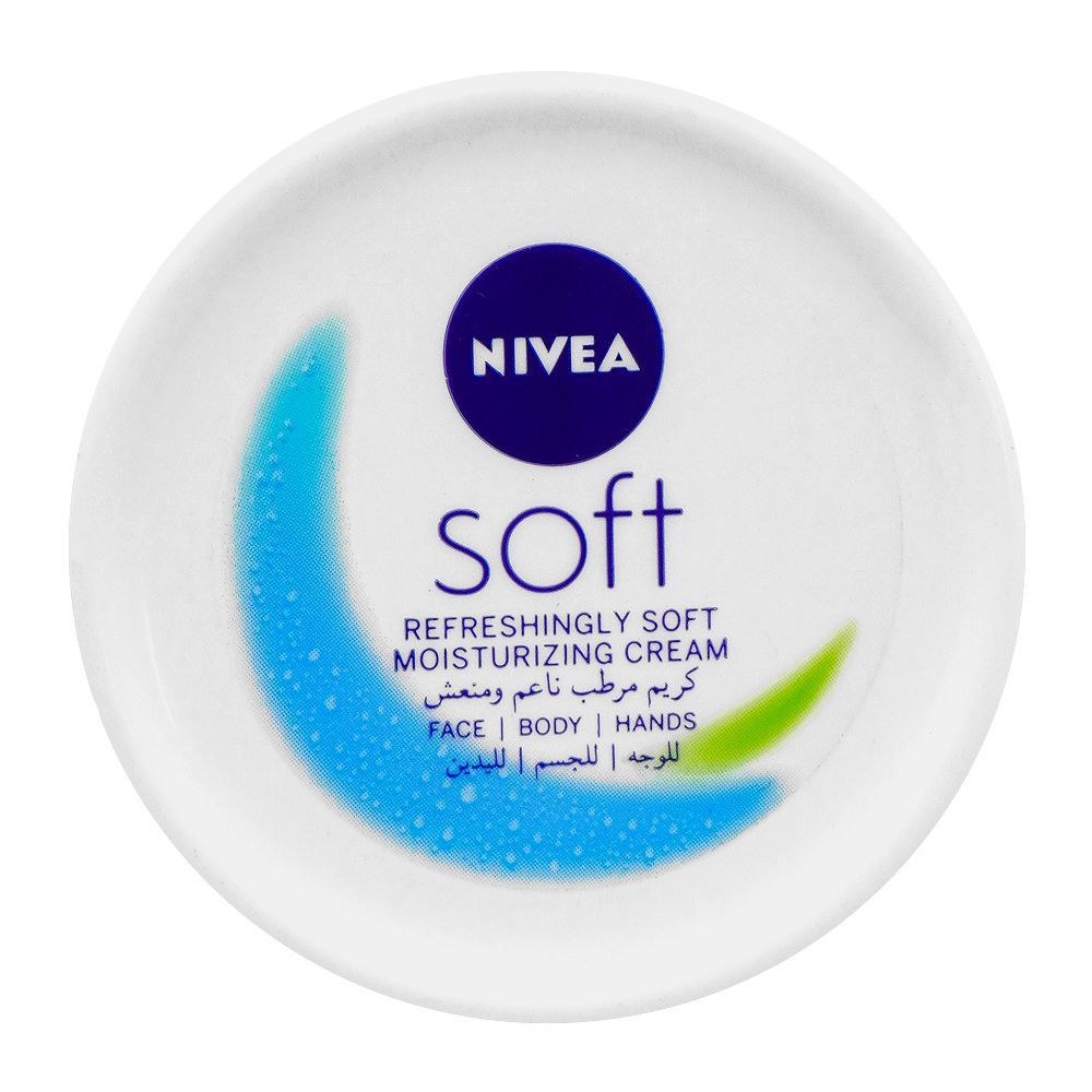 Nivea Soft Refreshingly Soft Moisturizing Cream, For Face/Body/Hands, 50ml - Image 2