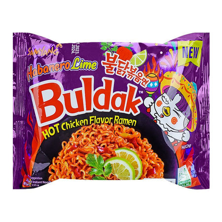 Samyang Buldak Hot Chicken Habanero Lime Ramen Noodle, 135g - Main Image
