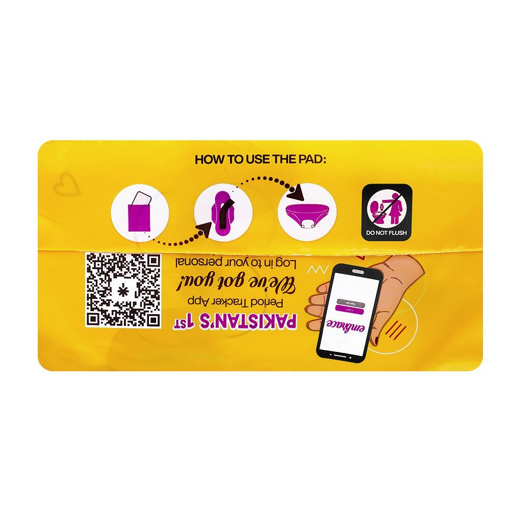 Embrace Sensitive Maxi Pads, Extra Long, Trio Pack, 26-Pack, Rs.150/- Off - Image 4