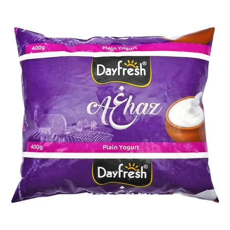 Day Fresh Aghaz Plain Yogurt, 400g Pouch - Main Image