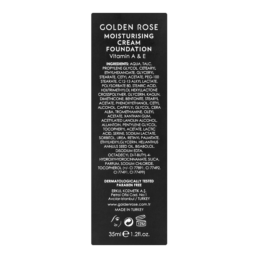 Golden Rose Moisturising Cream Foundation, 05 - Image 2