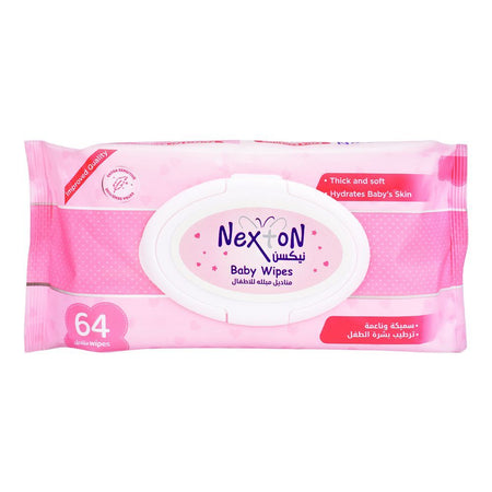 Nexton Extra Sensitive Baby Wipes, 64-Pack - Main Image