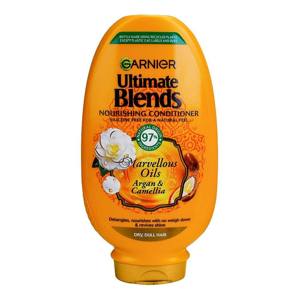 Garnier Ultimate Blends Marvellous Oils Argan & Camellia Nourishing Conditioner, 400ml - Main Image