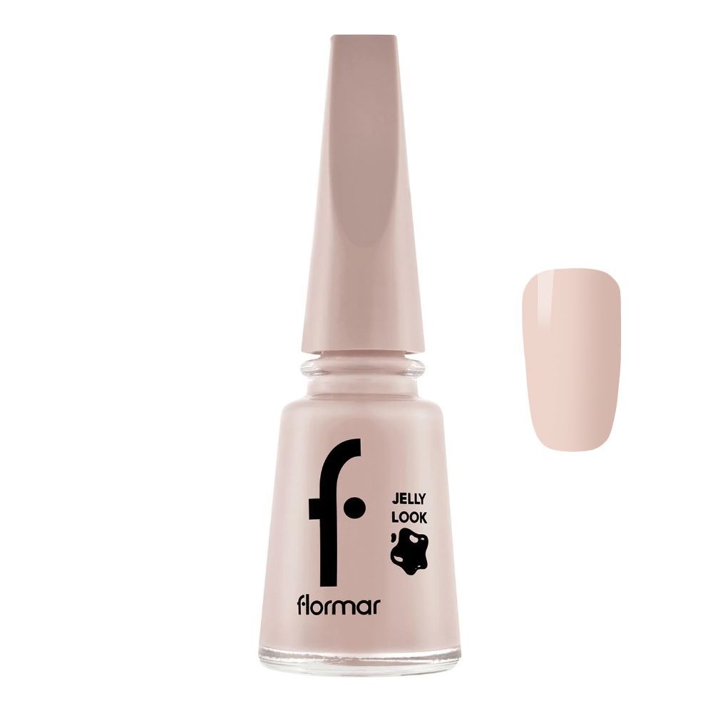Flormar Jelly Look Nail Enamel, 11ml, JL25 Soft Cloud - Main Image