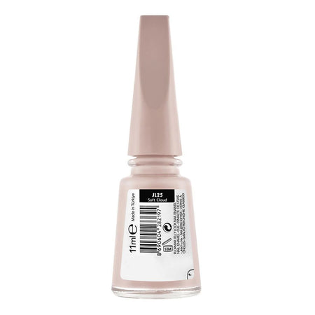 Flormar Jelly Look Nail Enamel, 11ml, JL25 Soft Cloud - Image 2