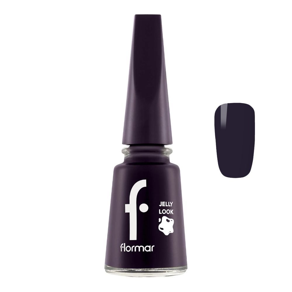 Flormar Jelly Look Nail Enamel, 11ml, JL50 Purple Rain - Main Image