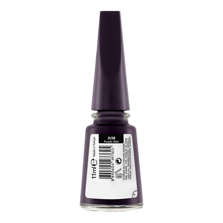 Flormar Jelly Look Nail Enamel, 11ml, JL50 Purple Rain - Image 2