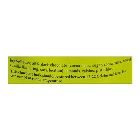 Lals Chocolate Raisin, Pistachio & Almond Dark Chocolate Pouch, 150g - Image 4