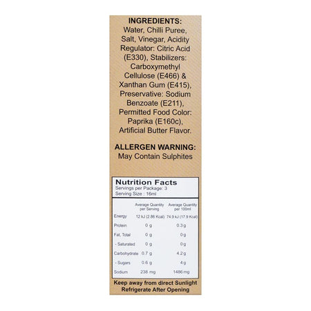 Shangrila Buffalo Sauce Hot & Buttery, 60ml - Image 6